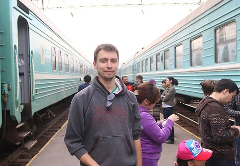 Kažkokioje stotyje vidury Ukrainos