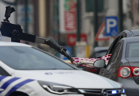 Policija ir i&scaron;minuotojai Molenbeke
