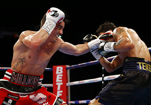 Jorge'as Linaresas prie&scaron; Anthony Crolla