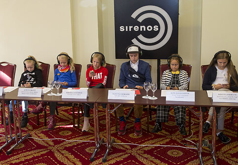 Teatro festivalio "Sirenos" pristatymo konferencija