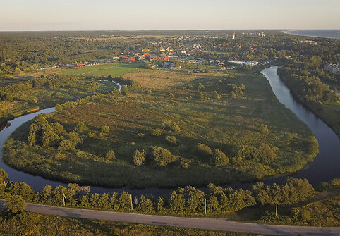 Šventoji, fotografuota su dronu