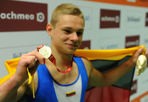 Gimnasto Tomo Kuzmicko sėkmė Utrechte