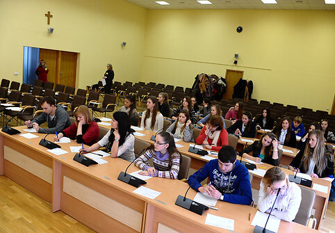 Vilniečiai ra&scaron;ė Nacionalinį diktantą