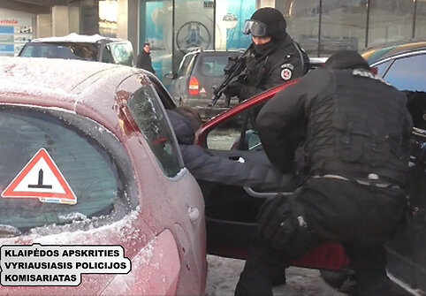 Klaipėdos policija baigė ikiteisminį tyrimą dėl reketo