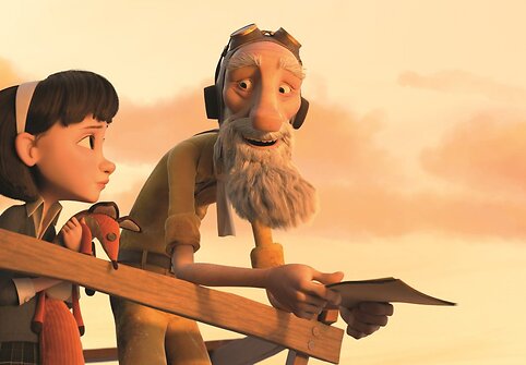 Kadras iš animacinio filmo „Mažasis princas“