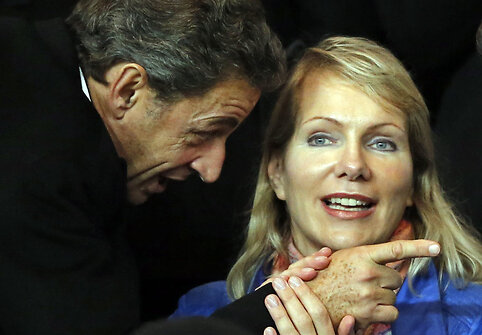 Margarita Louis-Dreyfus ir Nicolas Sarkozy