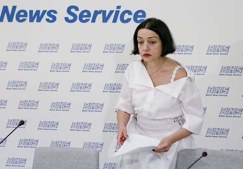 Paramos fondo „Algojimas“ steigėjos ir vadovės Aušros Stančikienės spaudos konferencija
