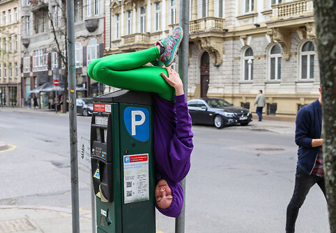Performanso &bdquo;Bodies in Urban Spaces&ldquo; generalinė repeticija