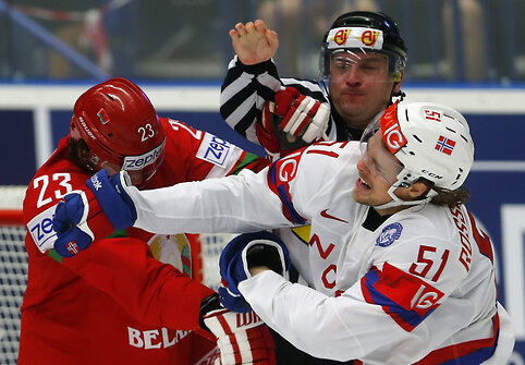 Ledo ritulys: Baltarusija &ndash; Norvegija