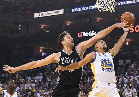 Pau Gasolis ir Stephenas Curry