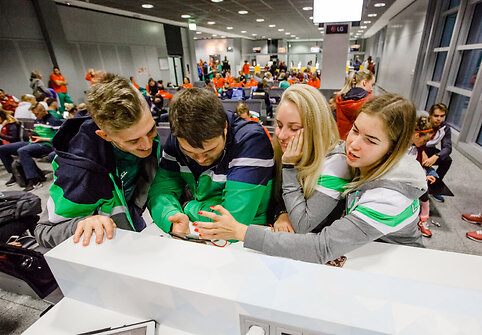 Lietuvos jaunimo rinktinė olimpiniame kaimelyje