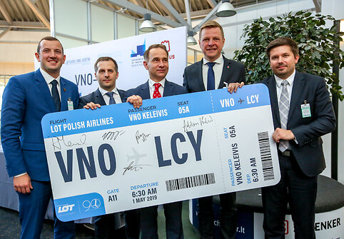 Vilniuje pristatyti tiesioginiai skrydžiai į Londono Sičio oro uostą