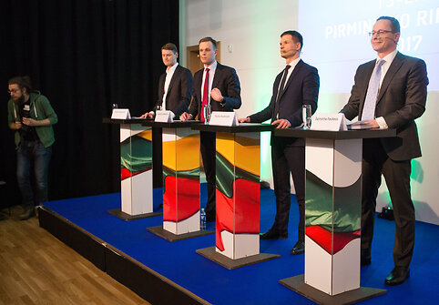 Tėvynės sąjungos-Lietuvos krik&scaron;čionių demokratų (TS-LKD) pirmininko rinkimų debatai