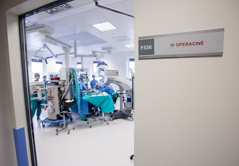 Ausies operacija Santari&scaron;kių klinikoje
