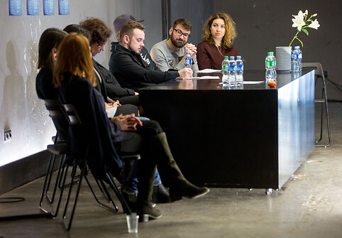 Spektaklio &bdquo;Terapijos&ldquo; pristatymo spaudos konferencija