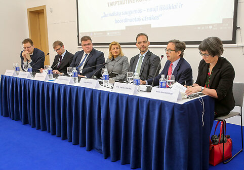 Tarptautinė konferencija &bdquo;Žurnalistų saugumas &ndash; nauji i&scaron;&scaron;ūkiai ir koordinuotas atsakas&ldquo;