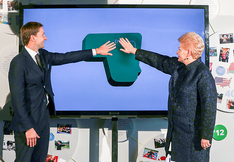 Mantas Katinas ir Dalia Grybauskaitė