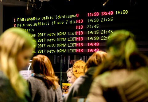 Vilniaus kino teatre pradedamos rodyti Kanų liūtų reklamos 