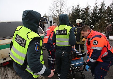 Girto vaikino vairuojamas automobilis rėžėsi į medį