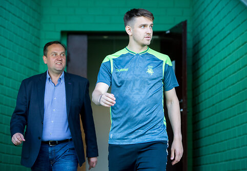 Lietuvos futbolo rinktinės treniruotė