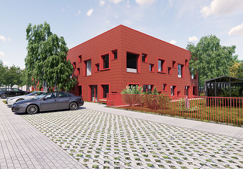 Darželio Vilniaus Priegliaus g. projekto vizualizacija