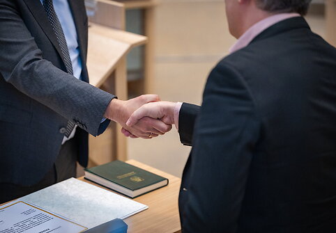 Prisiekė naujasis Kauno miesto tarybos narys dr. Kęstutis Morkūnas