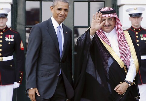 Barakas Obama su Saudo Arabijos atstovu Mohammed bin Nayef