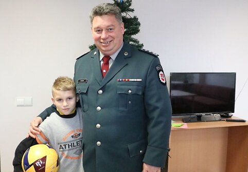 Kalėdinis rytas Alytaus apskrities policijos darbuotojų kolektyve