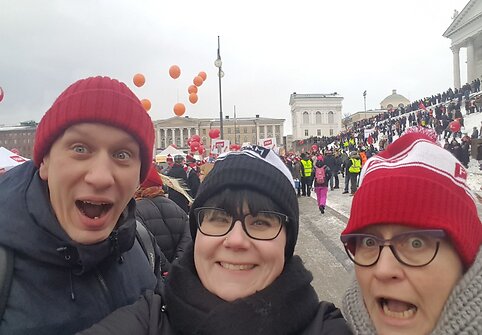 Protestas Suomijoje
