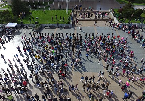 &bdquo;Flashmob'as&ldquo;