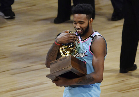 NBA dėjimų konkurso momentai