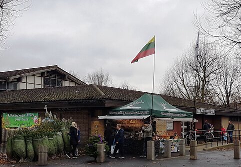 Akimirka i&scaron; lietuvi&scaron;kos Kalėdų mugės Londone