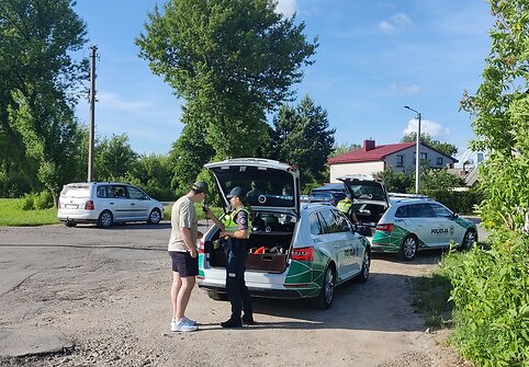Kauno policijos vykdytų priemonių akimirkos