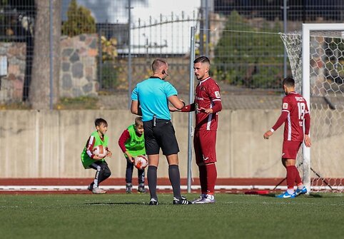 Telšių „Džiugo“ futbolininkas Lukas Ankudinovas