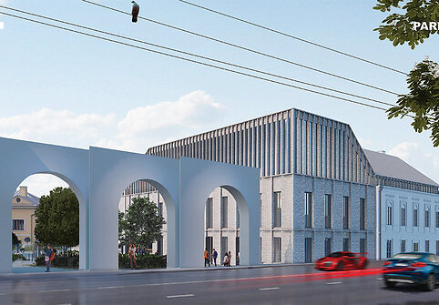 &bdquo;Archispektro&ldquo; projekto &bdquo;Parko vartai&ldquo; vizualizacijos
