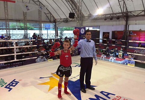 Lietuvos jaunimo muaythai rinktinė pasaulio čempionate Tailande