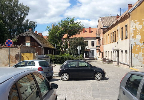 Kauno Kumelių gatvėje anksčiau stovėjęs pastatas