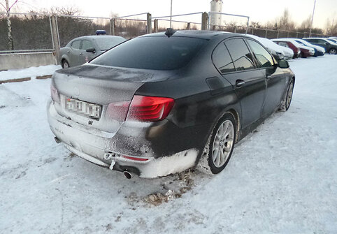 Pasieniečių sulaikytas BMW