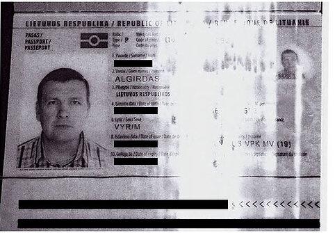 Propogandininkų publikuotos pasų kopijos, priklausančios oficialiai KAM delegacijai
