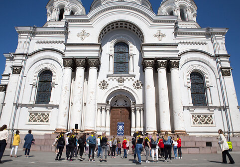 Tarptautinę &scaron;okio dieną &ndash; masinis vaikų flashmob&lsquo;as Kauno &scaron;irdyje