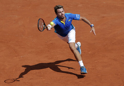 Stanas Wawrinka prie&scaron; Gaelį Monfilsą