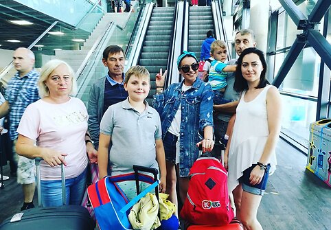 Simonos Nainės &scaron;eimos atostogų Turkijoje akimirka