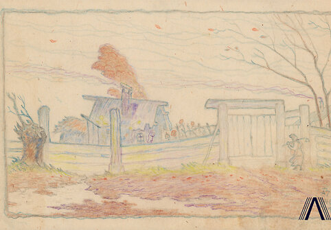 Adomo Brako pie&scaron;inys &bdquo;Peizažas&ldquo;, 1946 m. spalio 1 d.