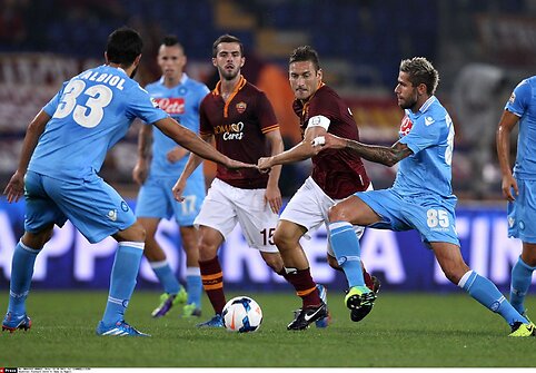 Francesco Totti ir Valonas Behrami