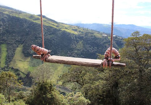 Sūpynės ant pasaulio kra&scaron;to
