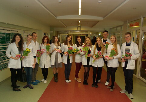 Medicinos studentų sveikinimai