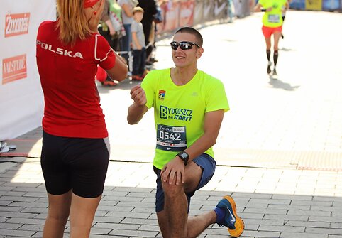 Sebastianas ir Magdalena &ndash; lenkų pora, susižadėjusi po Vilniaus maratono
