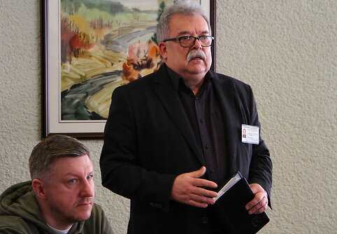 Spaudos konferencijos akimirka