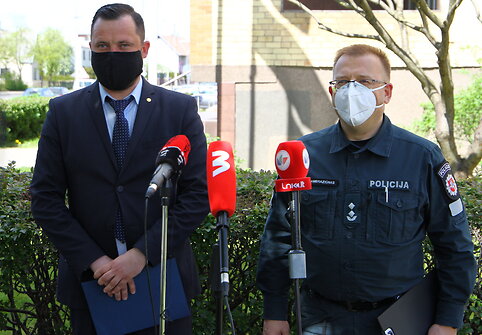 Julius Gelumbauskas (kairėje) ir Mindaugas Ambraziūnas