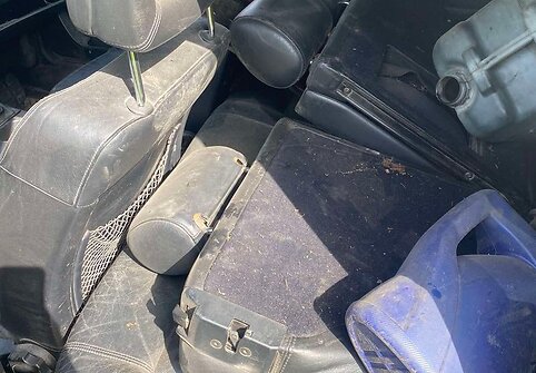 Policijos susidūrimas su bėglio automobiliu